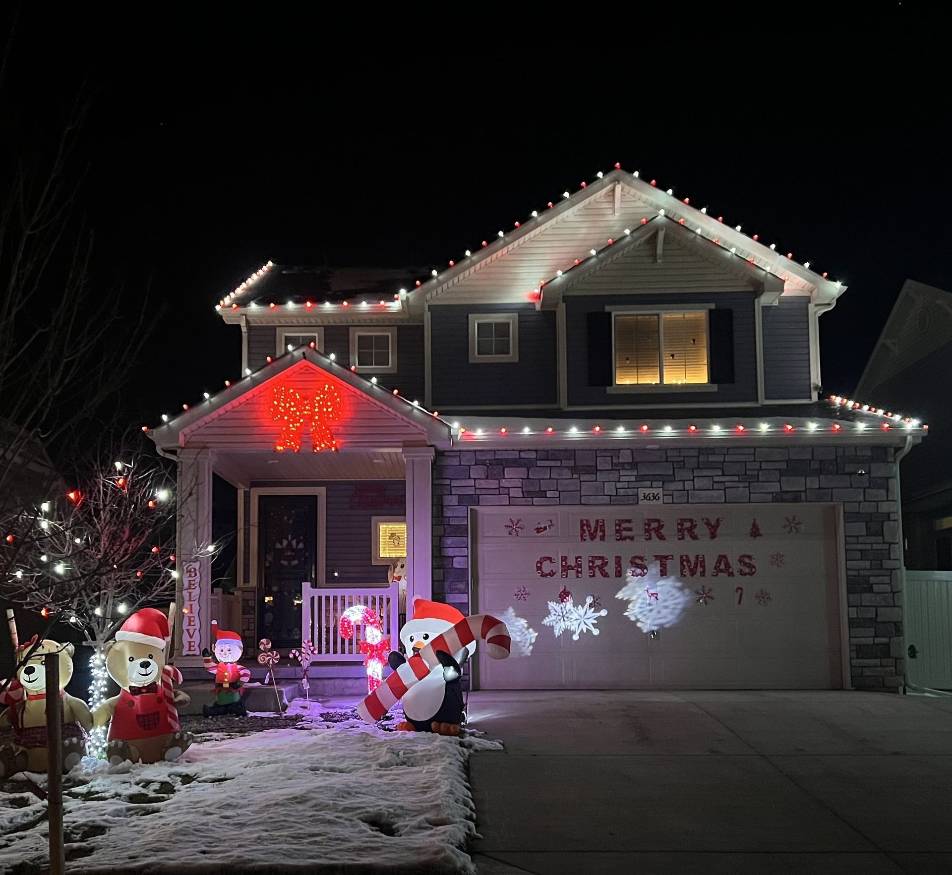 Seasonal lighting project by The Light Guys