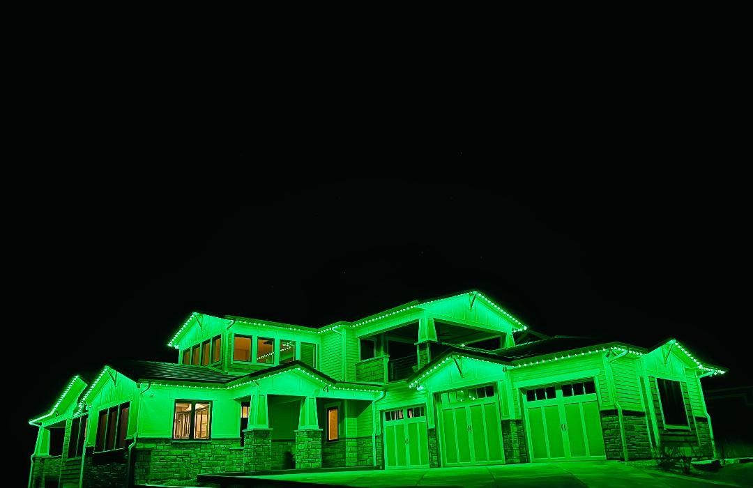 Permanent lighting project by The Light Guys