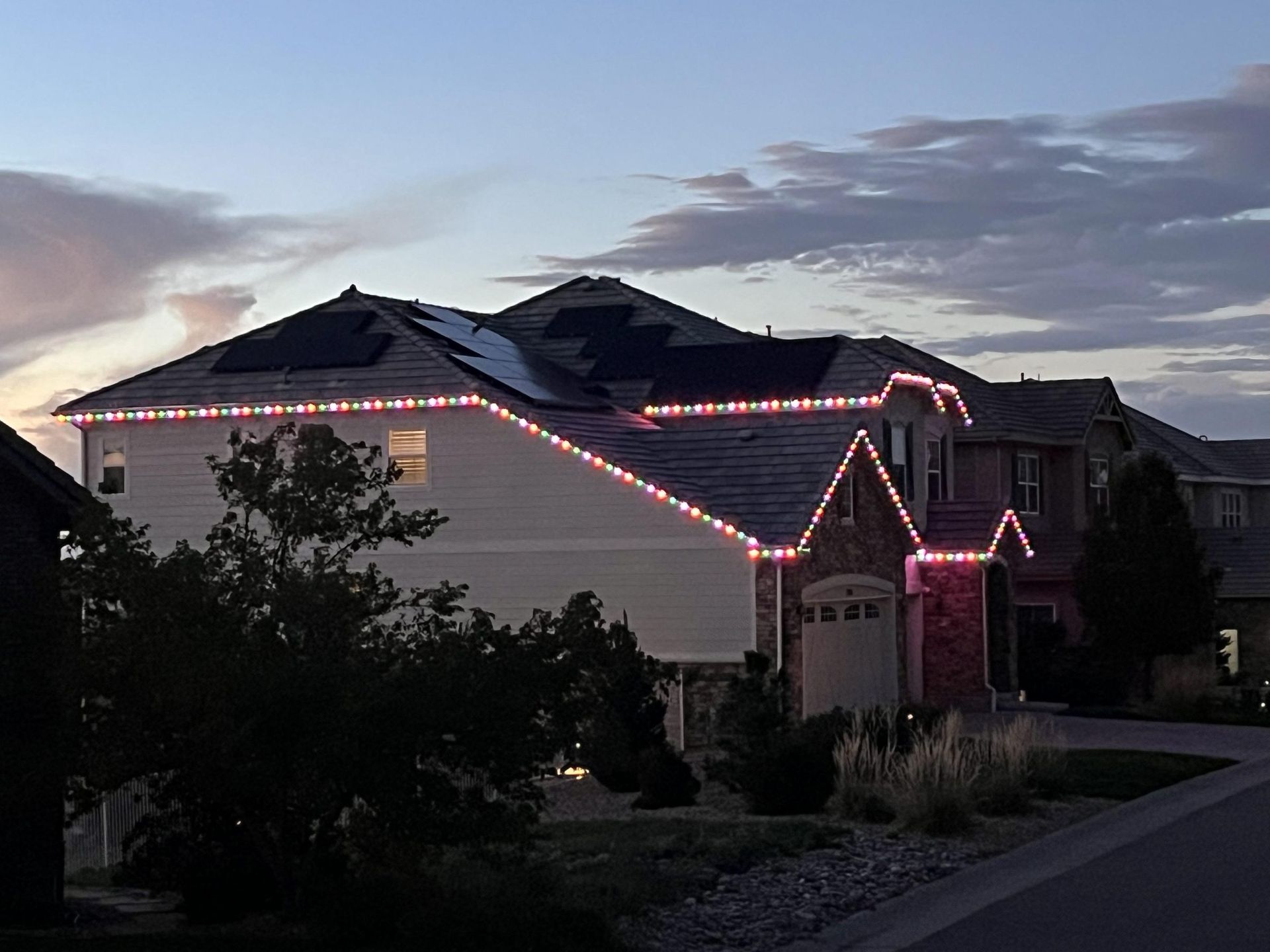 Permanent lighting project by The Light Guys